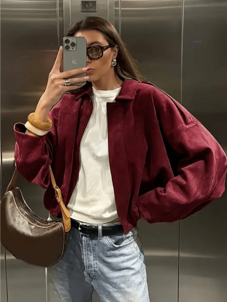 Suede Urban Bomber Jacket