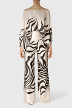 Sybella | Off-Shoulder 2 Piece Set with Wide-Leg Pants