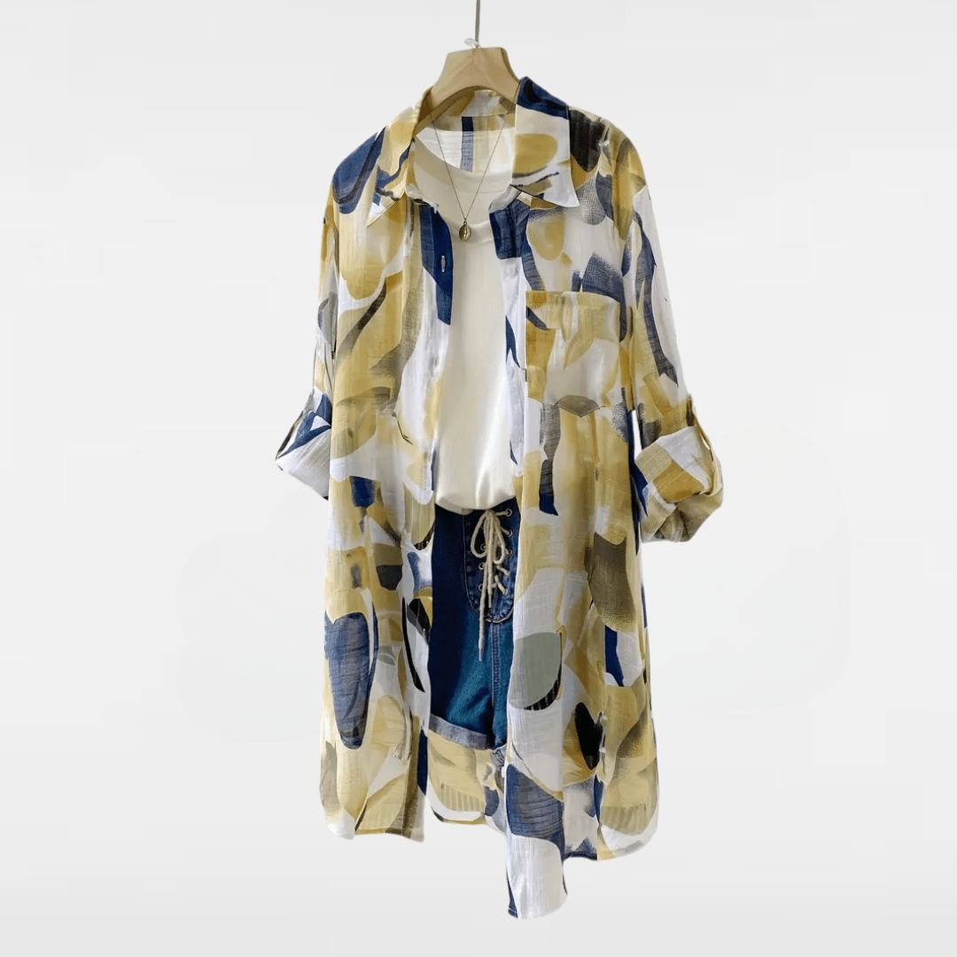 VICKY | STYLISH PRINTED BLOUSE