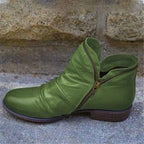 Victoria™ – Leather Boots with Practical Zipper