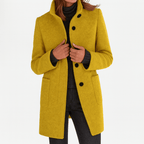 Vilma | Elegant High Collar Coat