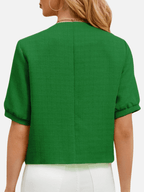 Vivienne | Cropped Tweed Blazer Jacket