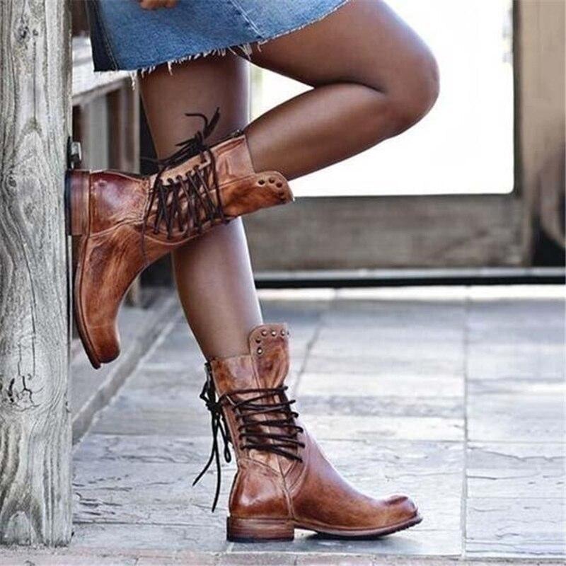 WYNONA | RUSTIC VINTAGE LEATHER BOOTS