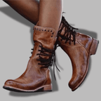 WYNONA | RUSTIC VINTAGE LEATHER BOOTS