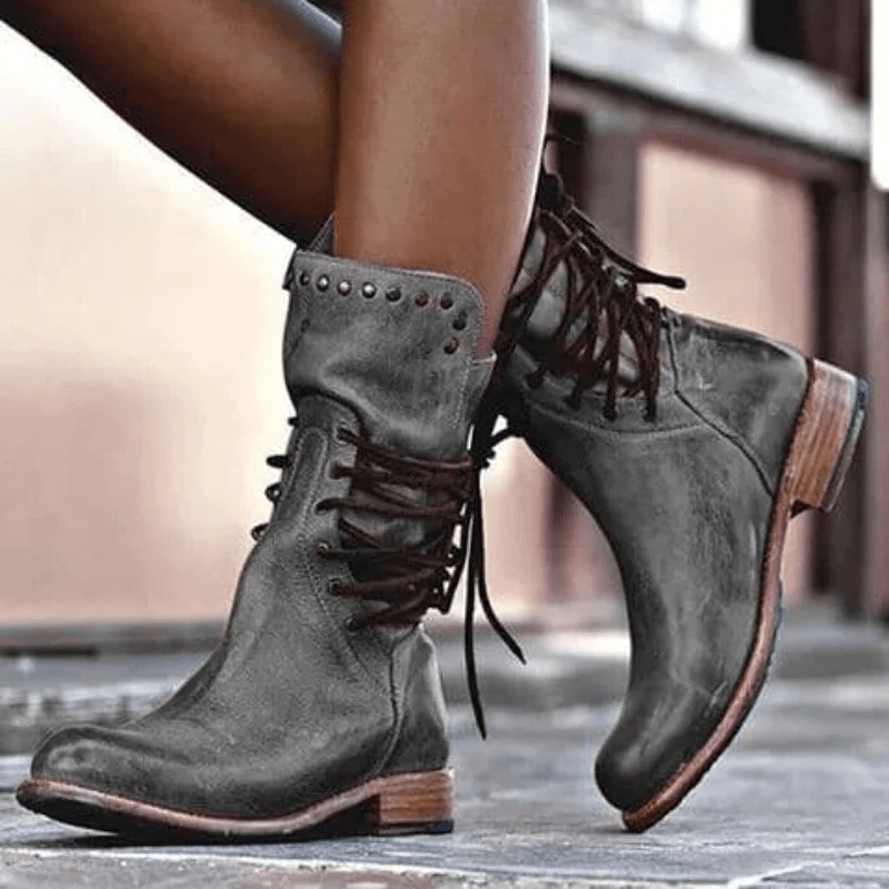WYNONA | RUSTIC VINTAGE LEATHER BOOTS
